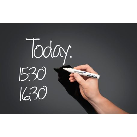 Legamaster Színes, mágneses üvegtábla, 90x120cm, fekete