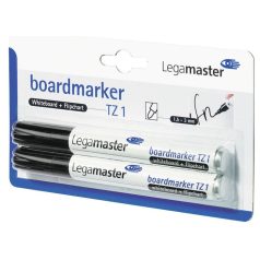 Legamaster Táblafilc TZ1 fekete, 10 db/csomag