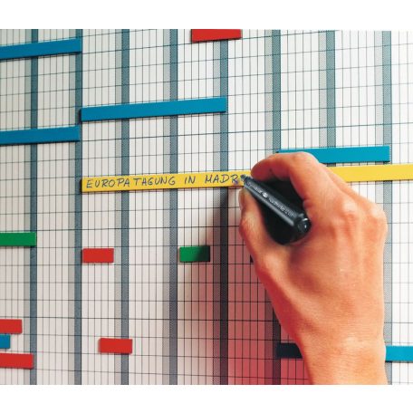 Legamaster Táblafilc TZ111 (vékony, kicsi, fekete) 10db/csomag