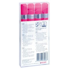   Legamaster Táblafilc üvegtáblákhoz, pink, 4 db Kifutó termék! Amíg a készlet tart!