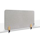 ELEMENTS acoustic íróasztali elválasztó 60x120cm halvány szürke