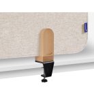 ELEMENTS acoustic íróasztali elválasztó 60x120cm lágy bézs