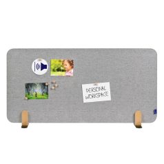   ELEMENTS acoustic íróasztali elválasztó 60x120cm halvány szürke