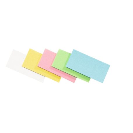 Téglalap moderációs kártya, 5 szín