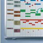 Legamaster Professional éves tervezőtábla, 12 hónapos felbontás,  30/50/75 ember/esemény