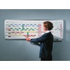 Legamaster Professional éves tervezőtábla, 12 hónapos felbontás, 50 ember/esemény (75x150 cm)