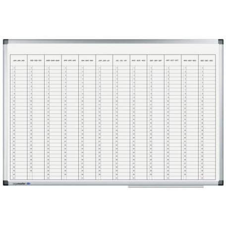 Legamaster Premium éves tervezőtábla (függőleges), 60x90 cm