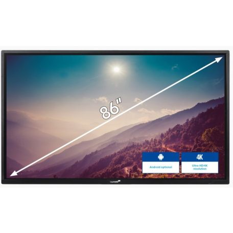 LEGAMASTER INTERAKTÍV LCD KIJELZŐ (E-SCREEN) 86" ETX-8620 UHD (KIÁLLÍTÁSI DARAB!!!)