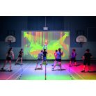 LÜ Egy projektoros interaktív tornatermi rendszer (6200 Lumen)