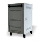 TeachBusSix 36 db Tablet/notebook/laptop tároló, guruló szekrény beépített hűtőventilátorral +PowerManagementSystem