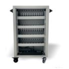 TeachBusSix 36 db Tablet/notebook/laptop tároló, guruló szekrény beépített hűtőventilátorral +PowerManagementSystem