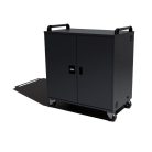 Laptop tartó és töltő guruló fémszekrény (32 darabos)