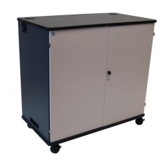 Laptop tartó és töltő guruló szekrény (36 darabos)